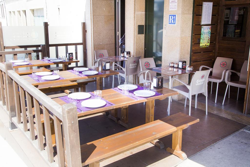 Pension Restaurante Casa Camino Palas de Rei Dış mekan fotoğraf
